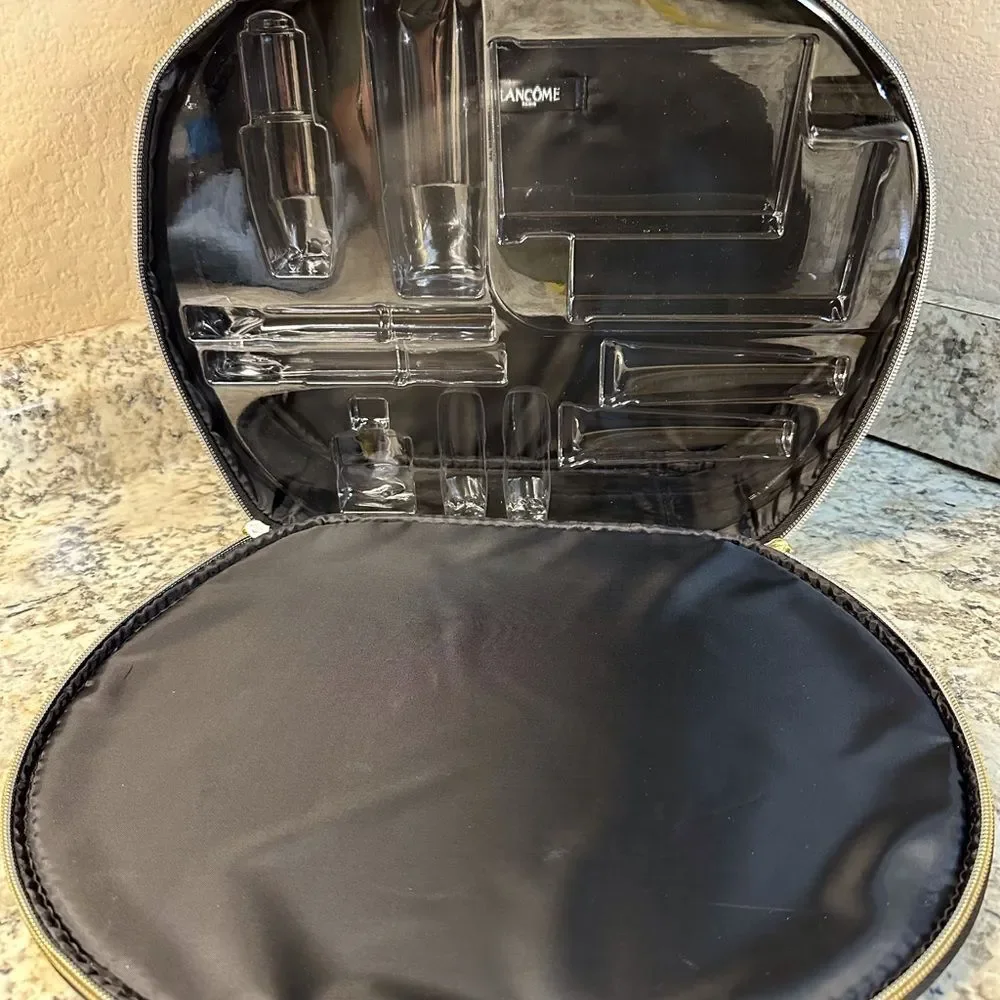 Lancôme Black Train Case Cosmetic Bag